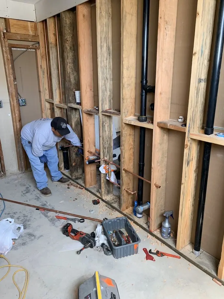 Commercial rough-in plumbing for Water Heater Replacement in Park View
